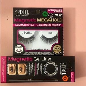 Ardell Magnetic Mega Hold Lashes & Magnetic Gel Liner - Black